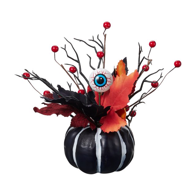 SUNSIOM Pumpkin Decor Set, Fall Harvest Decorations for Home Table Wedding DIY Autumn Halloween Thanksgiving Decor