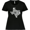 thumbnail image 3 of Inktastic Texas Silhouette Mandala Women's Plus Size T-Shirt, 3 of 5