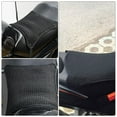 thumbnail image 4 of SHINYPASING Motorbike Seat Cushion Breathable and Comfortable for Outdoor Use Black Mesh Rubber 1pc, 4 of 8