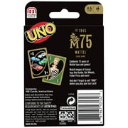 UNO Mattel 75th Anniversary Card Game for 7 Year Olds & Up