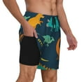 thumbnail image 3 of Daiia Hand Drawn Seamless Mens Swim Trunks Swim Shorts Quick Dry Swim Shorts with Mesh Lining Pockets-X-Large, 3 of 9