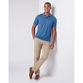 thumbnail image 3 of Real Essentials 3 Pack: Men's Short Sleeve Golf Polo Casual Workout Sports Moisture Wicking Collared Shirt (Big & Tall), 3 of 6