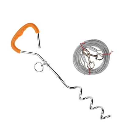 Mooring stake leash pet dogs ground anchor Ground anchor with