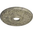 thumbnail image 3 of Ekena Millwork 16 1/2"OD x 3 5/8"ID x 1 1/8"P Apollo Ceiling Medallion (Fits Canopies up to 5 5/8"), Hand-Painted Castle Stone Crackle, 3 of 6