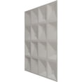 thumbnail image 4 of Ekena Millwork 19 5/8"W x 19 5/8"H Tristan EnduraWall Decorative 3D Wall Panel, Universal Pearl Metallic Sea Mist (12-Pack for 32.04 Sq. Ft.), 4 of 6