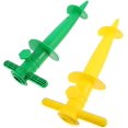thumbnail image 1 of 2pcs Sand Anchor Beach Umbrella Sand Base Anchor Stand Holder with 2 Tier Screw Safe Stand Umbrella Fixing Anchor for Strong Winds, 1 of 8