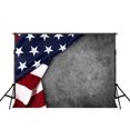 thumbnail image 2 of EREHome Polyester Fabric 7x5ft American Flag Photography Backdrop Grey Stones Wall Photo Background for Photographer Shoot Studio Backdrop Prop, 2 of 2
