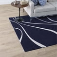 thumbnail image 4 of Modway Therese Abstract Swirl 5' x 8' Area Rug in Navy and Ivory, 4 of 6