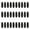 Black, variant on Monyance jewelry clasps connector 60 Pairs Breakaway Clasp Connectors for DIY Jewelry(0.94X0.94X0.31Inches)