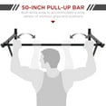 thumbnail image 2 of Best Choice Products 50in Heavy Duty Wall-Mounted Pull Up Bar Home Gym Fitness Workout Chin Up Bar w/ 330lbs Weight Cap, 2 of 6