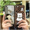 thumbnail image 2 of LYM-Phone Case For iphone 7/8/SE 2020/2022/SE2/SE3/ip7/ip8, TPU Protective Soft case Anti-knock Shockproof Graffiti Silicone Full wrap Cute Anti-dust Fashion Design Cartoon Animals, 2 of 9