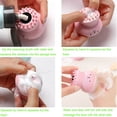 thumbnail image 5 of Cepillo de limpieza facial Cepillo de mano de silicona y masajeador, cepillo de limpieza en forma de pulpo para una limpieza profunda Masaje exfoliante suave para la piel MFZFUKR CPB-DE-LYY123-5, 5 of 5