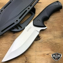 9" Survival Fixed Blade Camping Outdoor Hunting Knife with Paddle ABS Belt Loop Holster