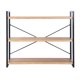 thumbnail image 3 of Estantes con 3 Entrepaños HOMEMAKE FURNITURE Dorado, 3 of 6
