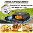 thumbnail image 5 of VEVOR Outdoor Pizza Oven, Stainless Steel Camp Pizza Oven with Set of Professional Pizza Baking Tools Including 12" Cordierite Pizza Stone, Pizza Shovel, Pizza Cutter, Thermometer, 5 of 9