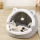 thumbnail image 5 of Camas para gatos súper suaves para gatos de interior, con juguete colgante, nido cálido y cómodo, cama para perros pequeño sofá cama para mascota , s S Colco Casa de camas para gatos, 5 of 7