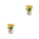 thumbnail image 4 of Flores Artificiales Bewildely Arreglos Florales de Seda Bonsai Decoración Boda Tipo 4 NO4, 4 of 6