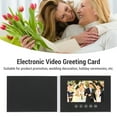 thumbnail image 3 of Video Greeting Card, Video Brochure with LCD Display, Upload Your Own, Electronic Greeting Card with Stickers for Weddings Anniversaries Christmas Advertisements, 3 of 7