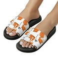 thumbnail image 5 of GZHJMY Stylish Slides for Women Men, Cute Fox in The Grass Soft Flexible Slip-on Sandals Slippers, 5 of 7