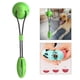 thumbnail image 4 of Juguete de mordedura molar para mascotas Zulema Juguete de bola de goma con ventosa Verde, 4 of 8