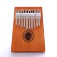 thumbnail image 1 of 10 teclas Kalimba DIY Keys+Kit de puente de madera Pulgar Piano Instrumento musical (A), 1 of 5
