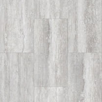 Dekorman Origin Latina Ivory 5mm/12 mil x 12 in. W x 24 in. L Waterproof Click Lock Vinyl Tile Flooring (19.62 sq. sf/case)