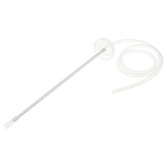 Uxcell Water Pump Silicone Tubing Clear Inner D6mm L1.4m for Water Dispenser with Stainless Extended Filter Inlet Pipe