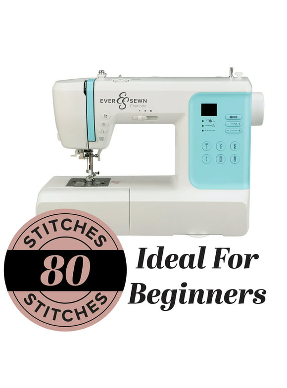 EverSewn Charlotte 80 Stitch Computerized Sewing and Quilting Machine with Automatic Needle Threader