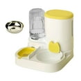 thumbnail image 4 of CarpNettore Automatic Cat Feeder and Water Dispenser Automatic Pet Feeder for Small Dogs yellow, 4 of 9