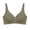 Green, variant on Women’s Plus Size Seamless Bra Without Underwire Push up Wide Shoulder Straps Workout Sport Underwear Coffee XL