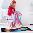 thumbnail image 4 of Colorful Planets Solar System Space with Stars Pattern Entryway Rug, 2x3 Area Rug Indoor Door Mat Non-slip Washable Floor Carpet Rug for Bedroom Office Dining Room Bathroom, 4 of 7