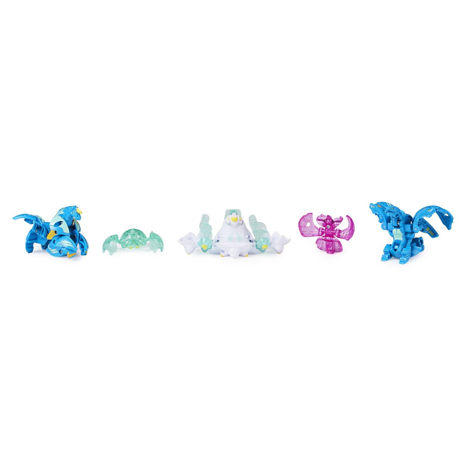 Bakugan Evolutions, Dragonoid and Sluggler Battle Strike Pack, Includes 6 Bakugan Action Figures, 9 Trading Cards and 8 BakuCores, Kids Toys for Boys, Ages 6 and Up