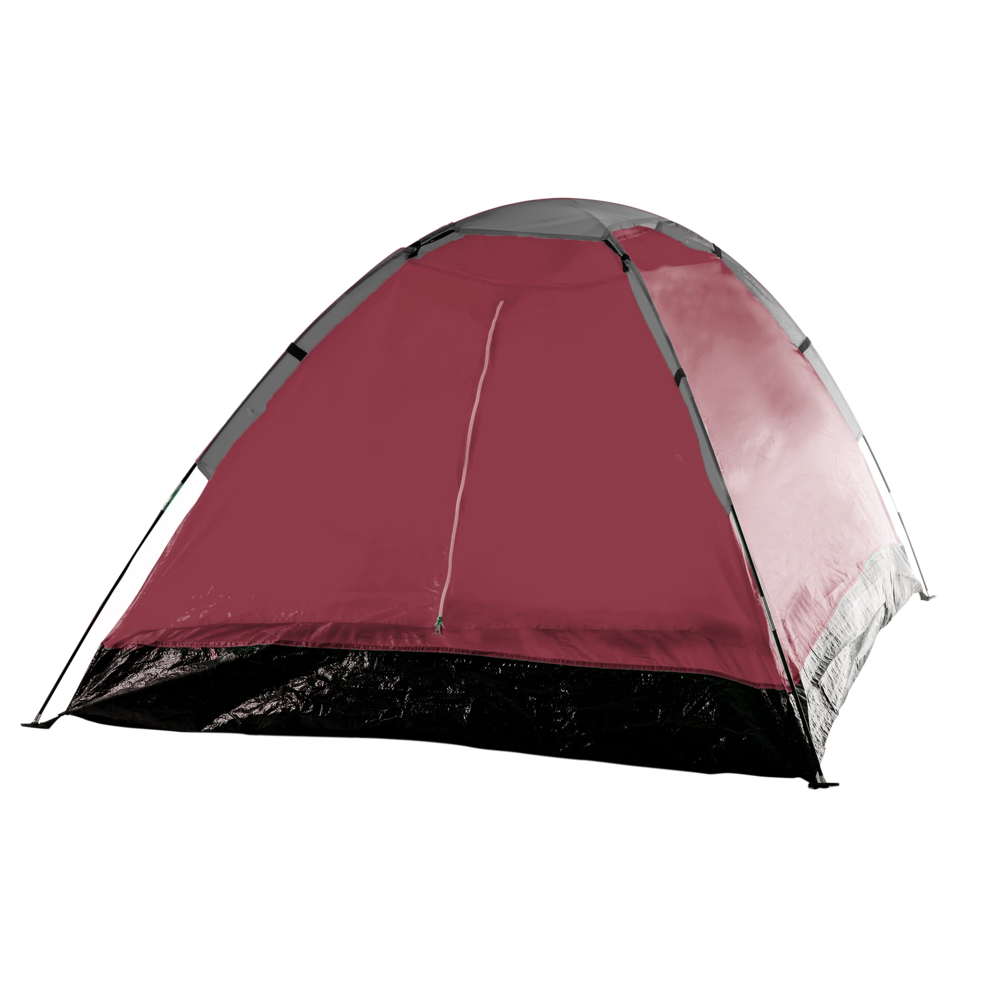 2-Person Dome Tent for Camping - Rain Fly, Water Resistant Material with  Polyurethane Coating - Great Addition to Camping Accessories by Wakeman 