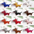thumbnail image 3 of Mini Dachshund Dog Keychain Cute Pu Leather Animals Keyring Hanging Ornament - First Nations, 3 of 5