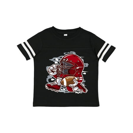 

Inktastic Football Helmet Running Gift Toddler Boy or Toddler Girl T-Shirt