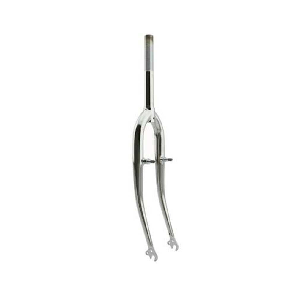 26" M.T.B Steel Fork 1" Threaded W/Pivot Chrome. Bike fork, bicycle
