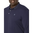 thumbnail image 3 of IZOD Men's Golf Long Sleeve Tournament Polo Shirt, Peacoat, X-Large, 3 of 6