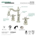thumbnail image 1 of Kingston Laiton KB1976AX Robinet de Lavabo à Poignée Croisée en Métal, Nickel Poli, 1 of 2