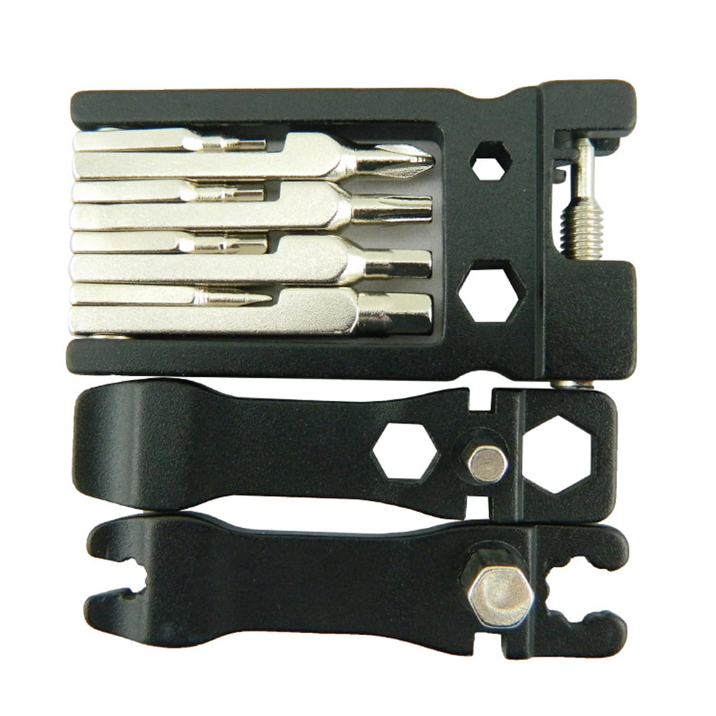 Useful 10 in 1 Outdoor Key chain Screwdriver Bicycle Repair Tools Edc Tool Kits 