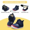 thumbnail image 6 of Barerun Girls Boys Slipper Kids Warm Lightweight Plush Toddler Shoes Shark, 6 of 6