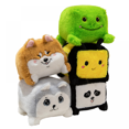 thumbnail image 2 of Cartoon Box Animal Pillow, Plush Toy, Panda Bee Rabbit Doll, Gift For Boys And Girls-SinKeeU, 2 of 3