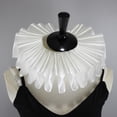 thumbnail image 2 of Collier Elizabéthain à Volants Col Clown Faux Collier Halloween Blanc, 2 of 8