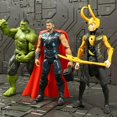 thumbnail image 3 of Marvel Comics Avengers Heroes Merchandise, Iron Man, Spider Man, Hulk, Desktop Decoration Model, Children's Toy, Birthday Gift, 3 of 5