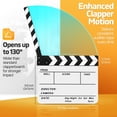 thumbnail image 6 of Directors Film Clapper Board Film Slate, Acrylic Plastic Dry Erase Movie Clapboard for Studio Camera Theater Props TV Video  Film Cut Action Scene Slate Board 10x12" with Black/White Sticks, 6 of 9