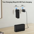 thumbnail image 7 of OWNTECH 10000mAh Portable Charger with Built-in Cable & AC Wall Plug, 4-Output LCD Display, Fast Charging Power Bank, Compatible with iPhone Android Smartwatch, 7 of 7