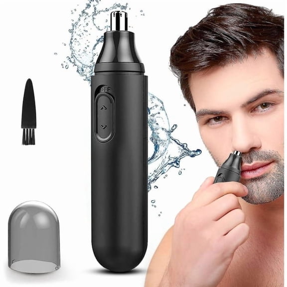 Nose hair trimmer for men, Electric nose hair trimmer, Nose and ear hair trimmer for men - Painless nose hair trimmer, Battery powered nose hair trimmer