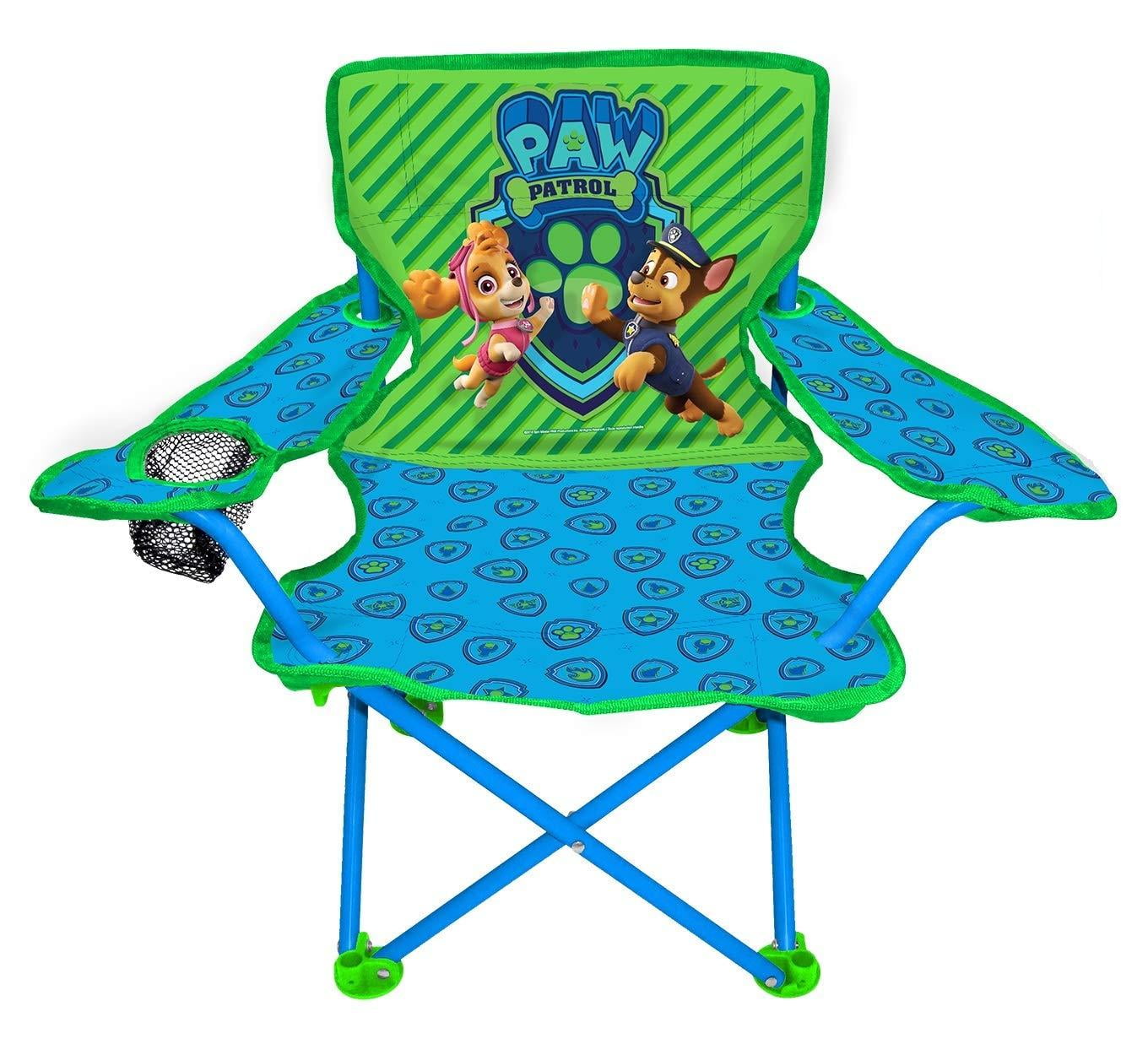 JAKKS Pacific Paw Patrol Neutral Camp Chair for Kids Portable