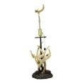 thumbnail image 4 of Ebros 26"H Rustic Vintage Design 3 Entwined Antlers And Pine Cones Table Lamp, 4 of 9