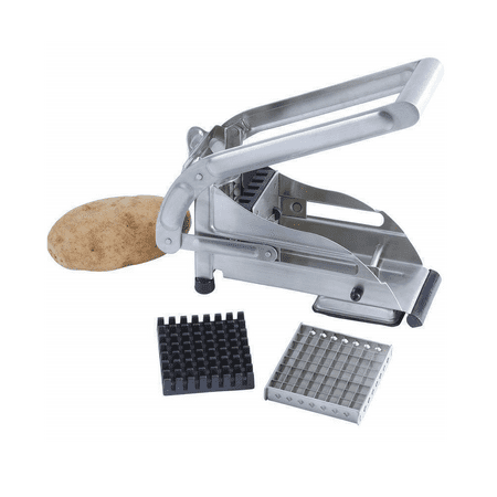 

Stainless Steel French Fry Cutter Potato Vegetable Slicer Chopper 2 Blades