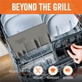 thumbnail image 4 of Yukon Glory Grey Tool Rest | BBQ Utensil Holder | Heat-Resistant, Non-Stick Silicone Mat | Essential Grilling & BBQ Accessories | Outdoor Cooking Tool Organizer | Durable Kitchen Spatula Station, 4 of 7